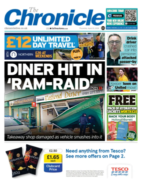 Cover of The Chronicle (South Tyneside and Durham)