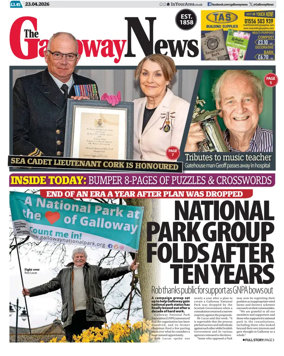 Cover of The Galloway News