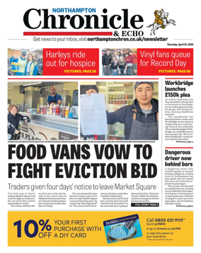 Cover of The Northampton Chronicle and Echo