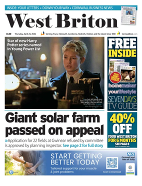 Cover of West Briton (Falmouth Penryn Helston The Lizard)