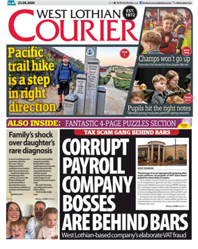 Cover of West Lothian Courier