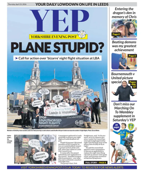 Cover of Yorkshire Evening Post