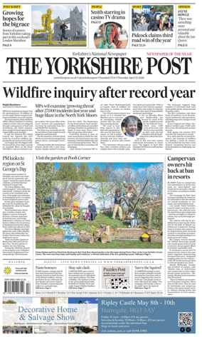 Cover of Yorkshire Post