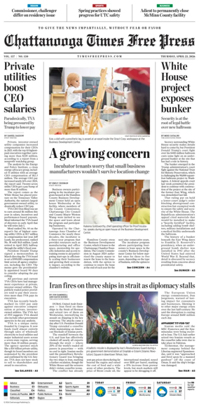 Cover of Chattanooga Times Free Press