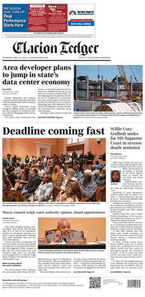 Cover of Clarion Ledger