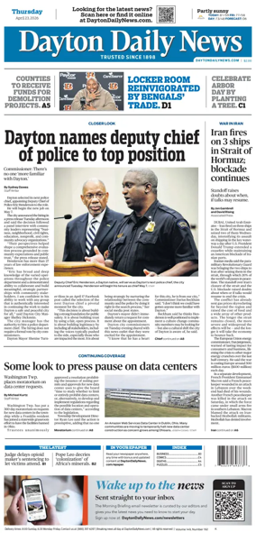 Cover of Dayton Daily News