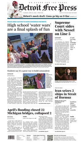 Cover of Detroit Free Press