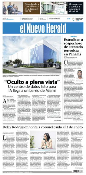 Cover of El Nuevo Herald