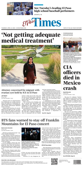 Cover of El Paso Times