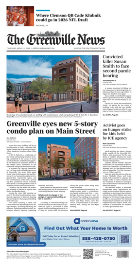 Cover of The Greenville News