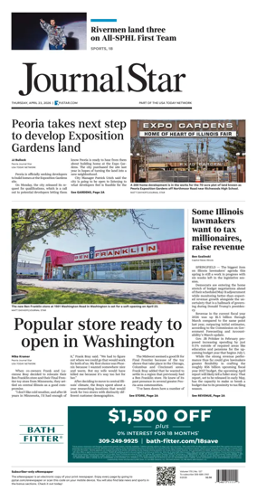 Cover of Journal Star (Peoria)