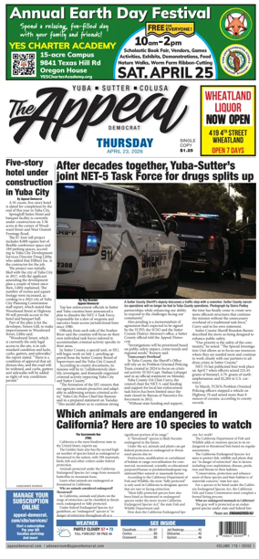 Cover of Marysville Appeal-Democrat