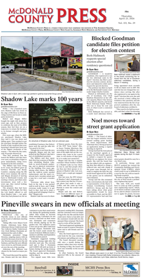 Cover of McDonald County Press