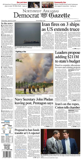 Cover of Northwest Arkansas Democrat-Gazette
