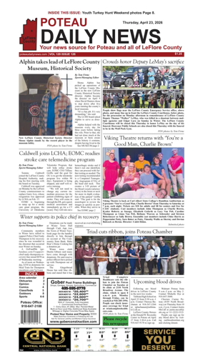 Cover of Poteau Daily News