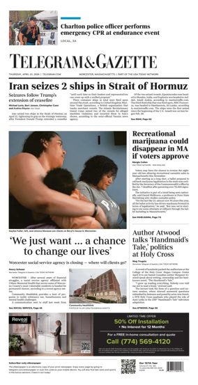 Cover of Telegram & Gazette