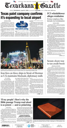 Cover of Texarkana Gazette