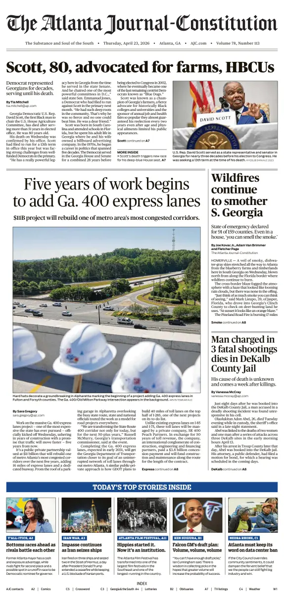 Cover of The Atlanta Journal-Constitution