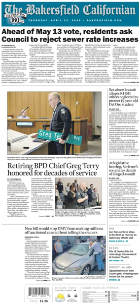 Cover of The Bakersfield Californian