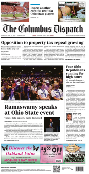 Cover of The Columbus Dispatch