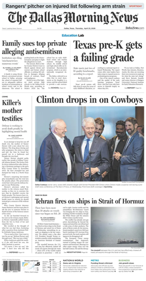 Cover of The Dallas Morning News