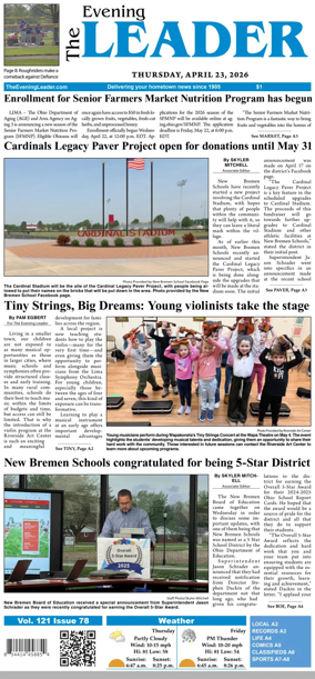 Cover of The Evening Leader