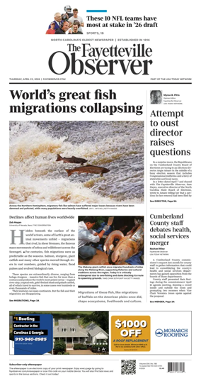 Cover of The Fayetteville Observer