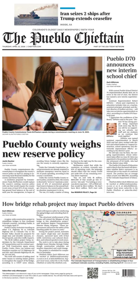 Cover of The Pueblo Chieftain