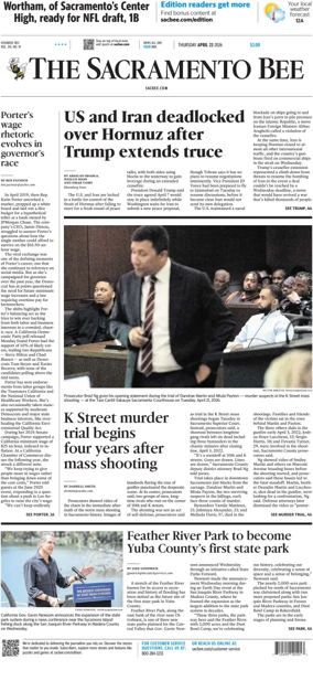 Cover of The Sacramento Bee