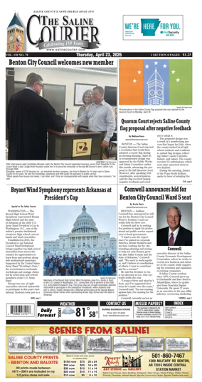 Cover of The Saline Courier