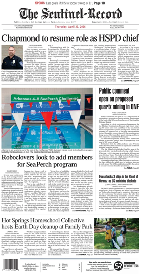 Cover of The Sentinel-Record