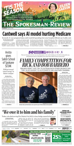 Cover of The Spokesman-Review (Spokane)