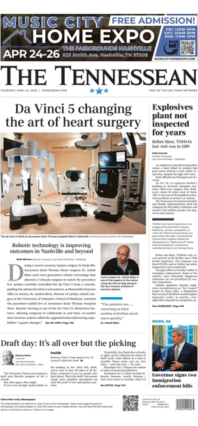 Cover of The Tennessean