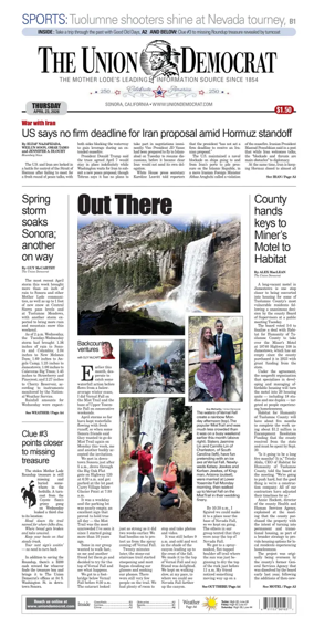 Cover of The Union Democrat