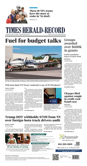 Cover of Times Herald-Record