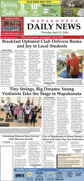 Cover of Wapakoneta Daily News