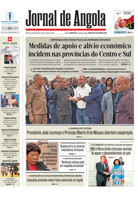 Cover of Jornal de Angola