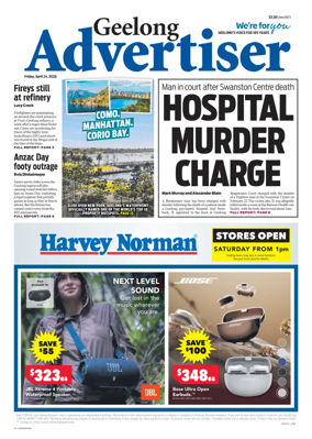 Cover of Geelong Advertiser
