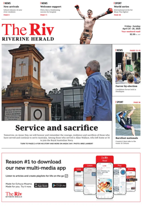 Cover of The Riverine Herald