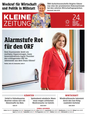 Cover of Kleine Zeitung Kaernten