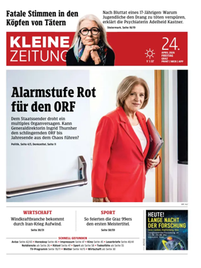 Cover of Kleine Zeitung Steiermark