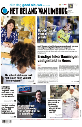 Cover of Het Belang van Limburg