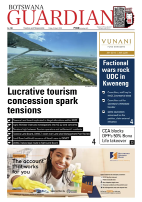 Cover of Botswana Guardian