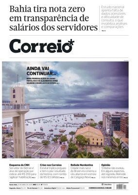 Cover of Correio da Bahia