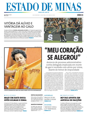 Cover of Estado de Minas (Brazil)