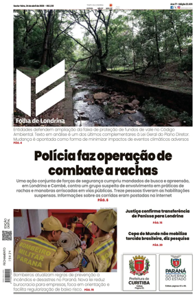 Cover of Folha de Londrina