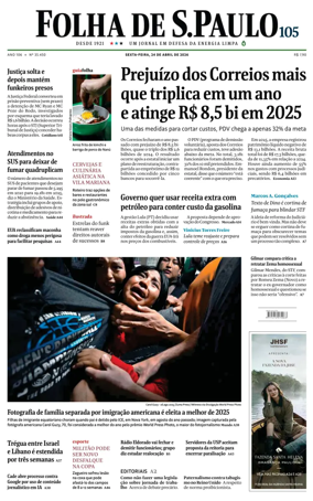 Cover of Folha de S.Paulo