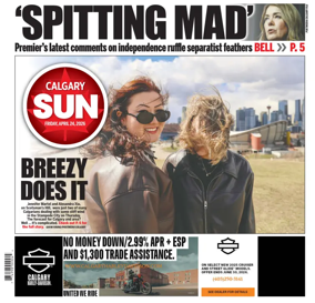 Cover of Calgary Sun