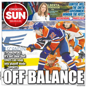 Cover of Edmonton Sun
