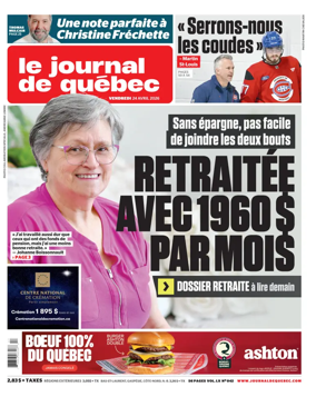 Cover of Le Journal de Quebec